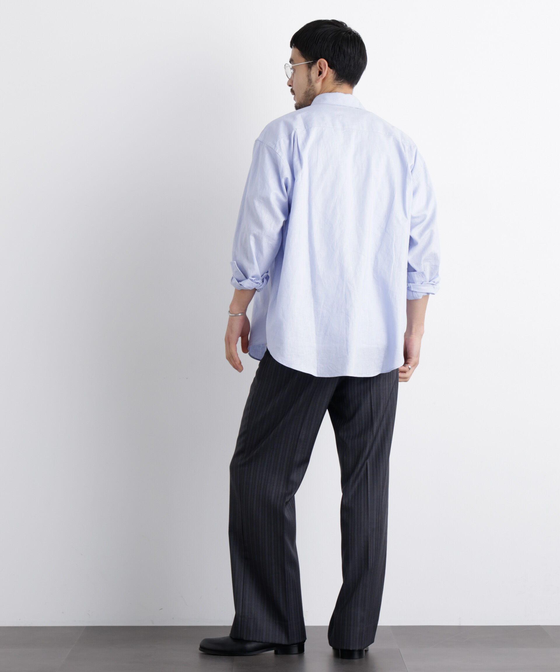NANO universe「「FRENCH LINEN」リネンコットンレギュラーシャツ」|シャツ・ブラウス|