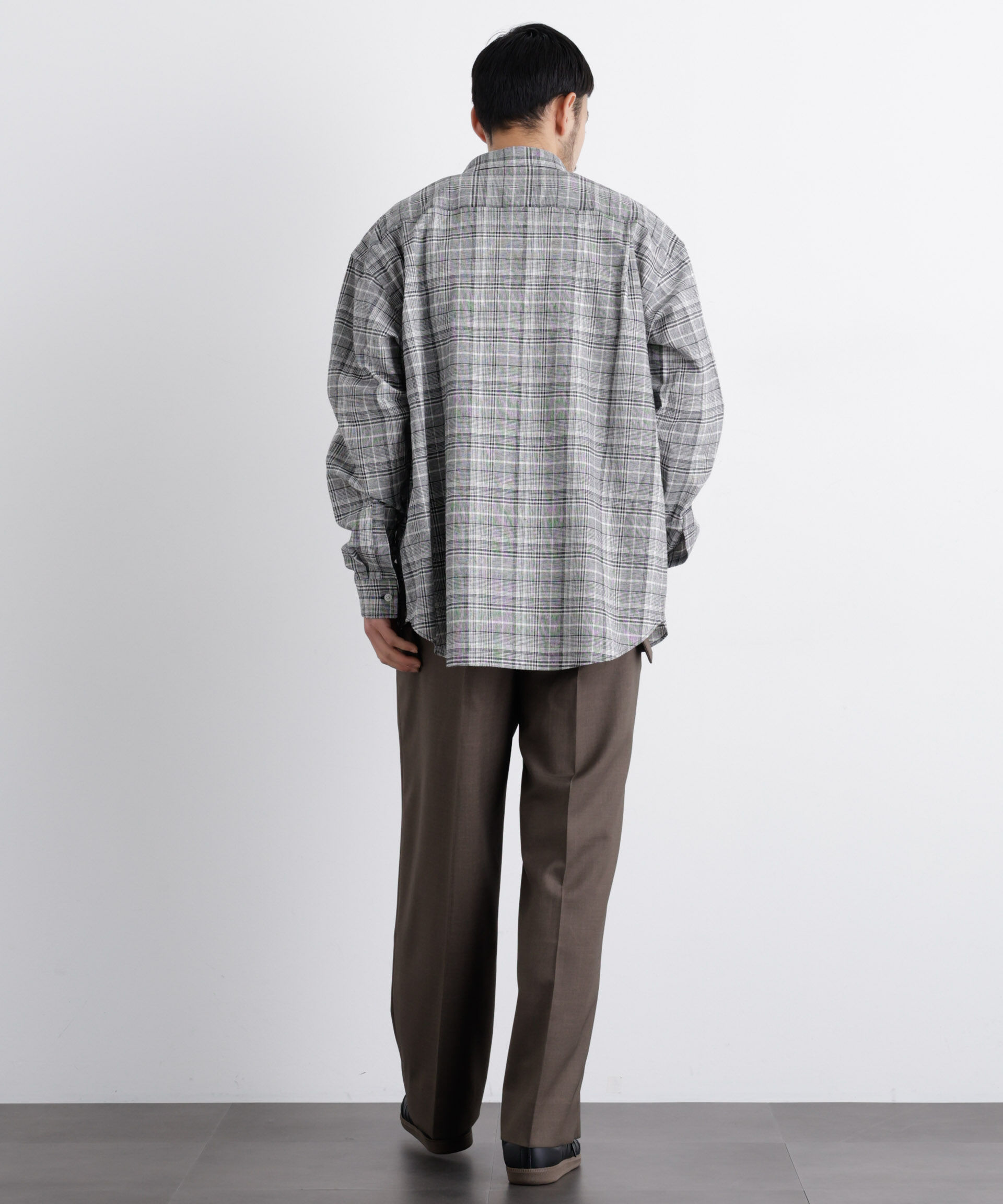 NANO universe「「FRENCH LINEN」リネンコットンレギュラーシャツ」|シャツ・ブラウス|