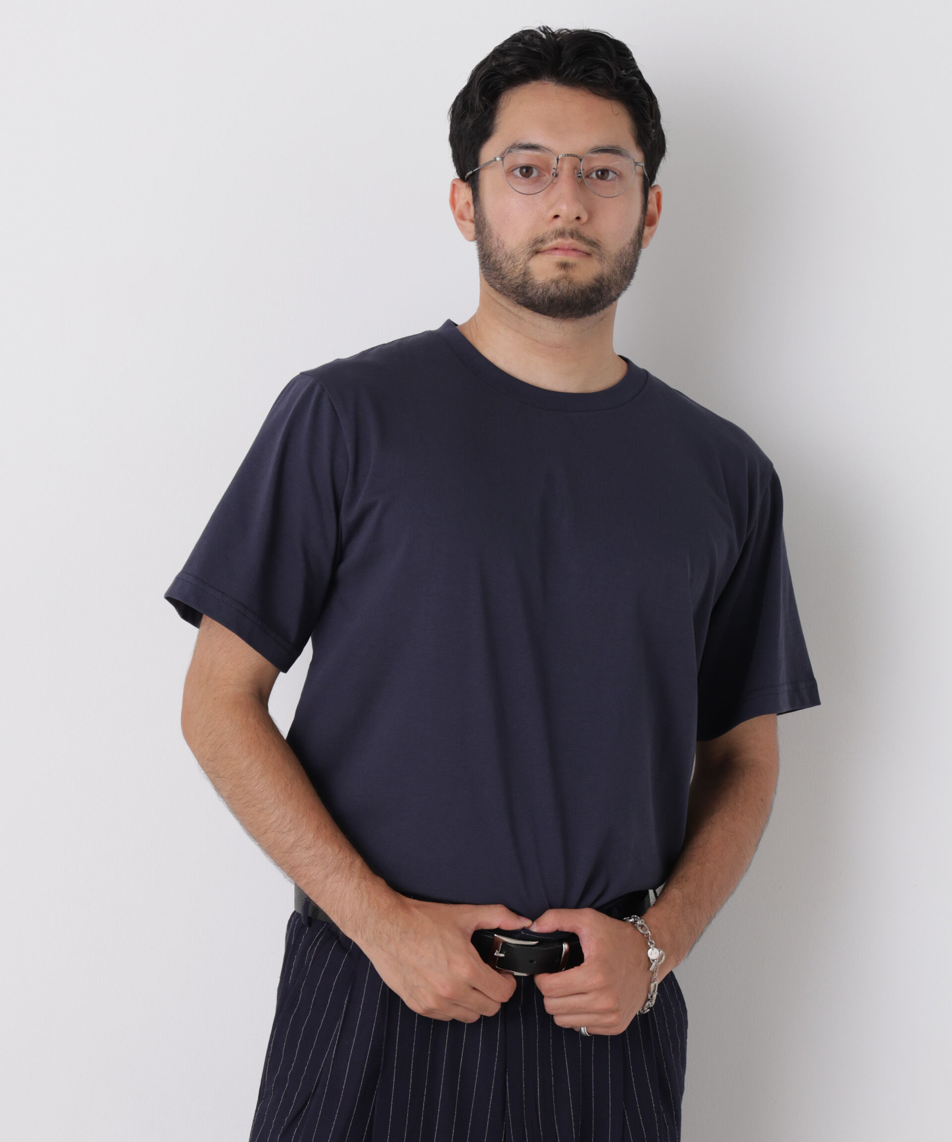 NANO universe「USA&times;COOLMAX(R) Tシャツ 半袖」|Tシャツ・カットソー|