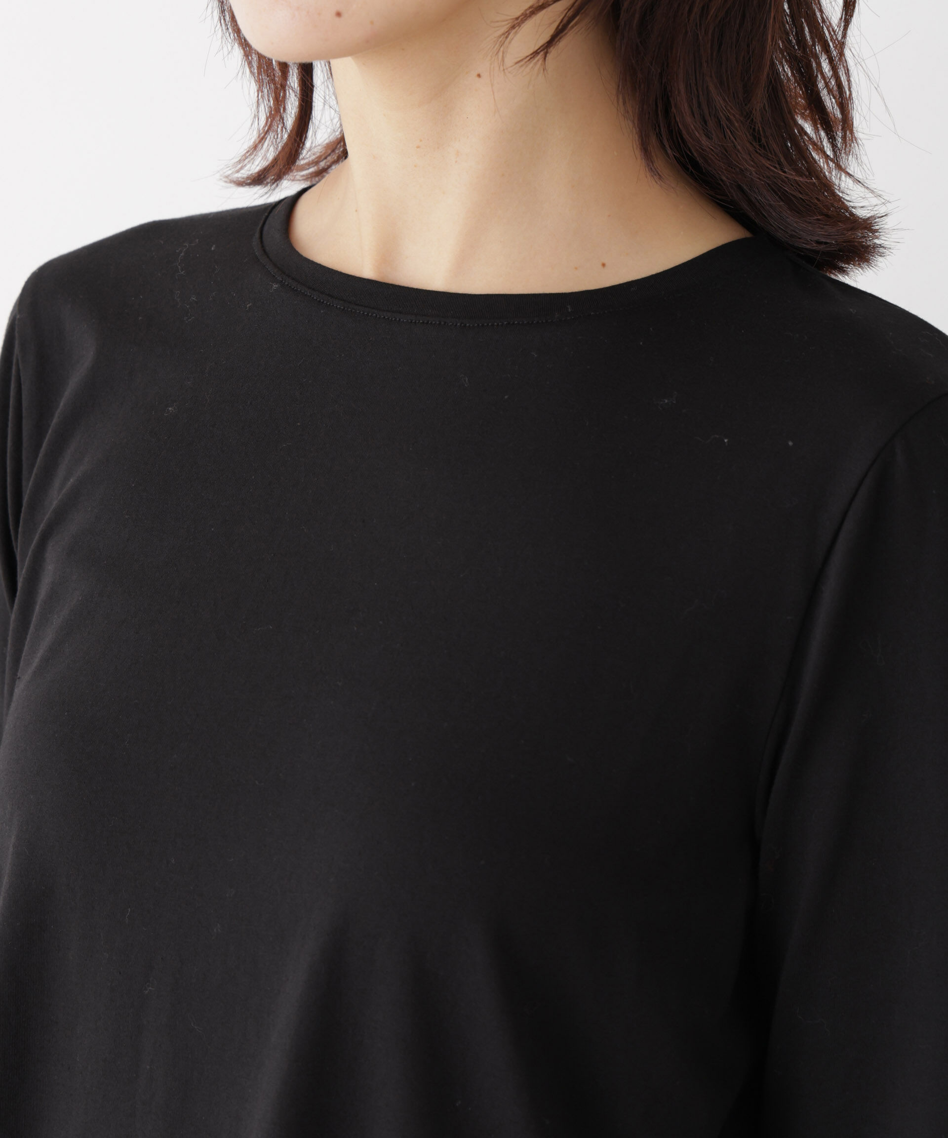 NANO universe「レースフレアヘムカットトップス」|Tシャツ・カットソー|