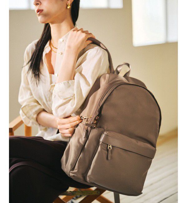 E'POR「【E'POR】【A4/PC対応・撥水・軽量】Pac Sac(パックサック)【26SS/新型】/累計1万点販売・一部WEB限定」|リュック|ベージュ(27)