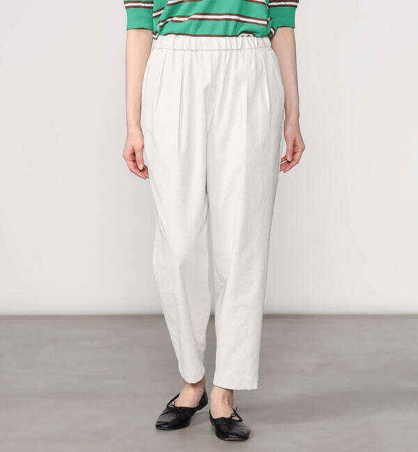 Morris & Sons「MORRIS & SONS | タックイージーパンツ WOMEN」|チノ|