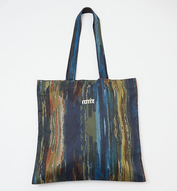 NOMINE「アイコン刺繍 ペイント柄アートプリント ロングハンドル トートバッグ【予約】」|トートバッグ|