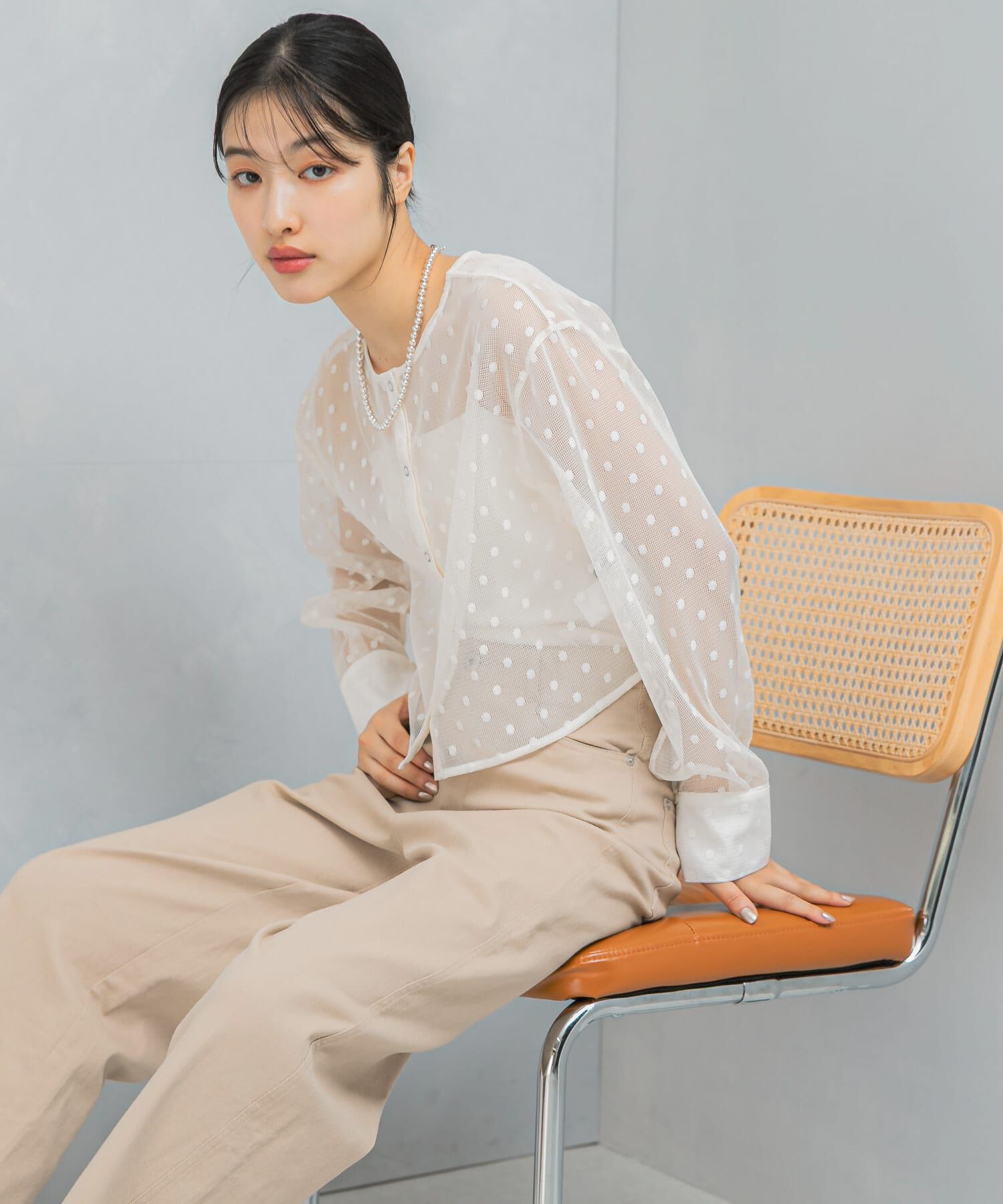 URBAN RESEARCH ROSSO「シアーメッシュドットプルオーバー」|その他|