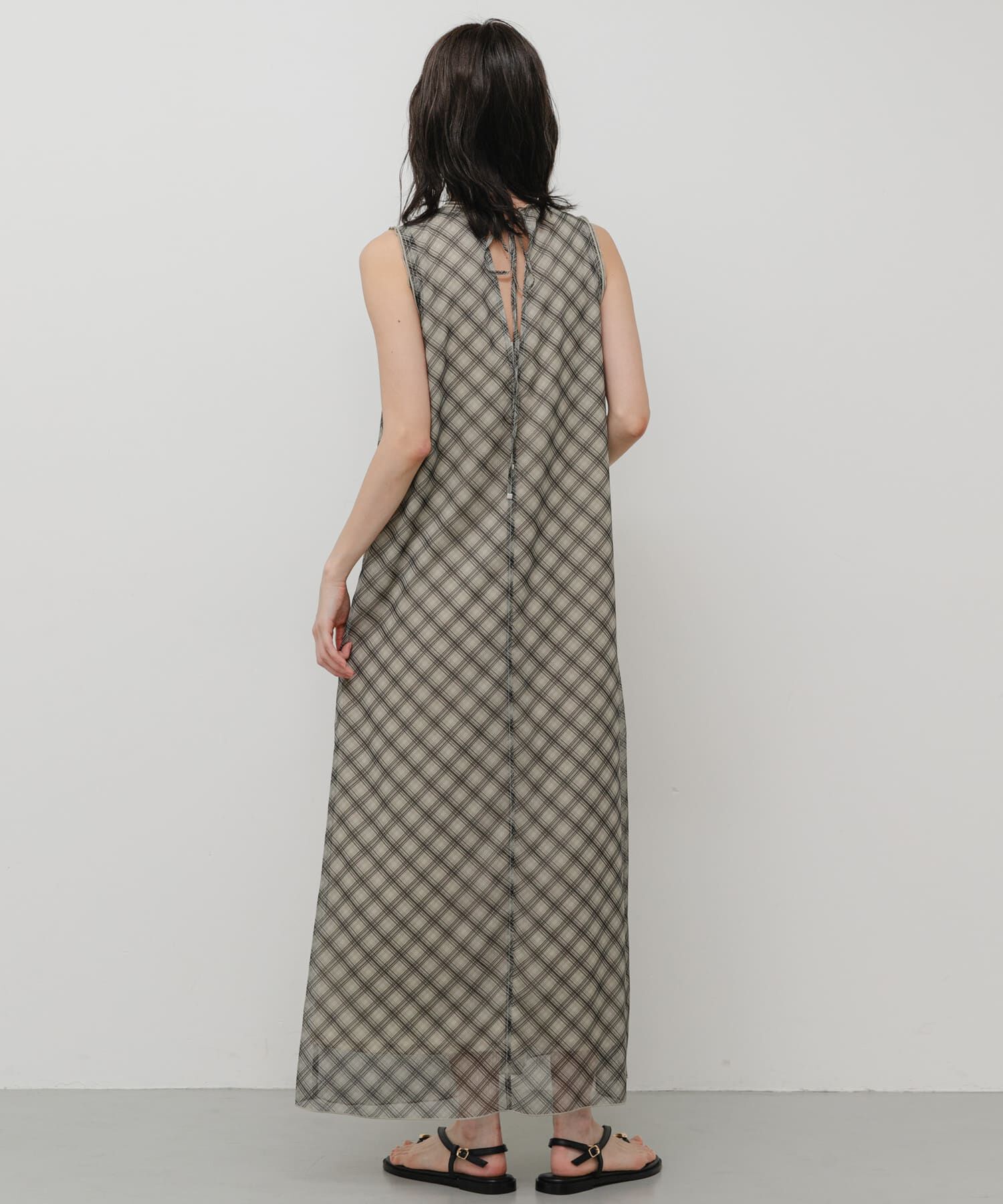 SENSE OF PLACE by URBAN RESEARCH「チェックシアーナローワンピース」|ワンピース|