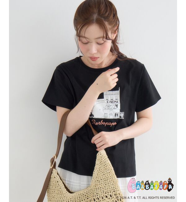  「【BARBAPAPA】アートプリントTシャツ」|Tシャツ・カットソー|