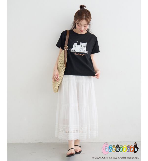  「【BARBAPAPA】アートプリントTシャツ」|Tシャツ・カットソー|