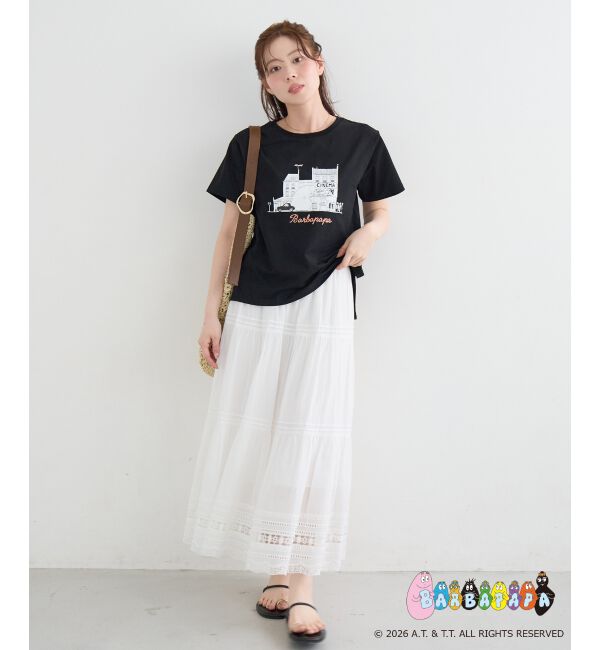  「【BARBAPAPA】アートプリントTシャツ」|Tシャツ・カットソー|