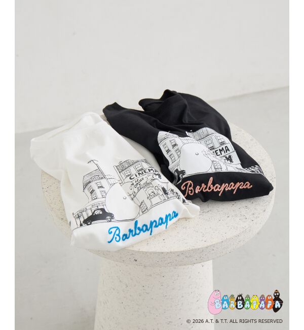  「【BARBAPAPA】アートプリントTシャツ」|Tシャツ・カットソー|