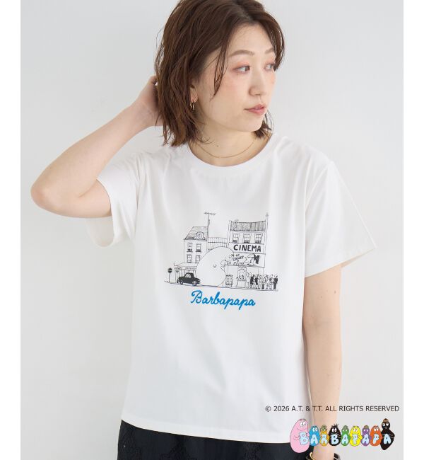  「【BARBAPAPA】アートプリントTシャツ」|Tシャツ・カットソー|