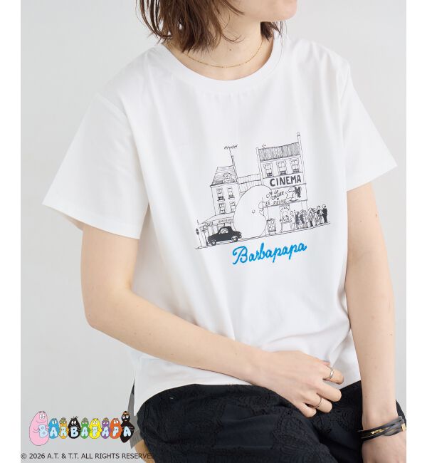  「【BARBAPAPA】アートプリントTシャツ」|Tシャツ・カットソー|