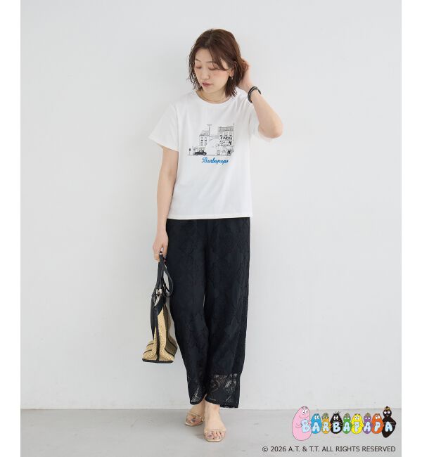  「【BARBAPAPA】アートプリントTシャツ」|Tシャツ・カットソー|