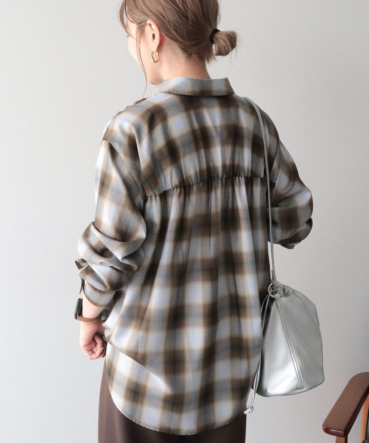 AMERICAN HOLIC「【イージーケア】チェックシャーリングシャツ」|シャツ・ブラウス|
