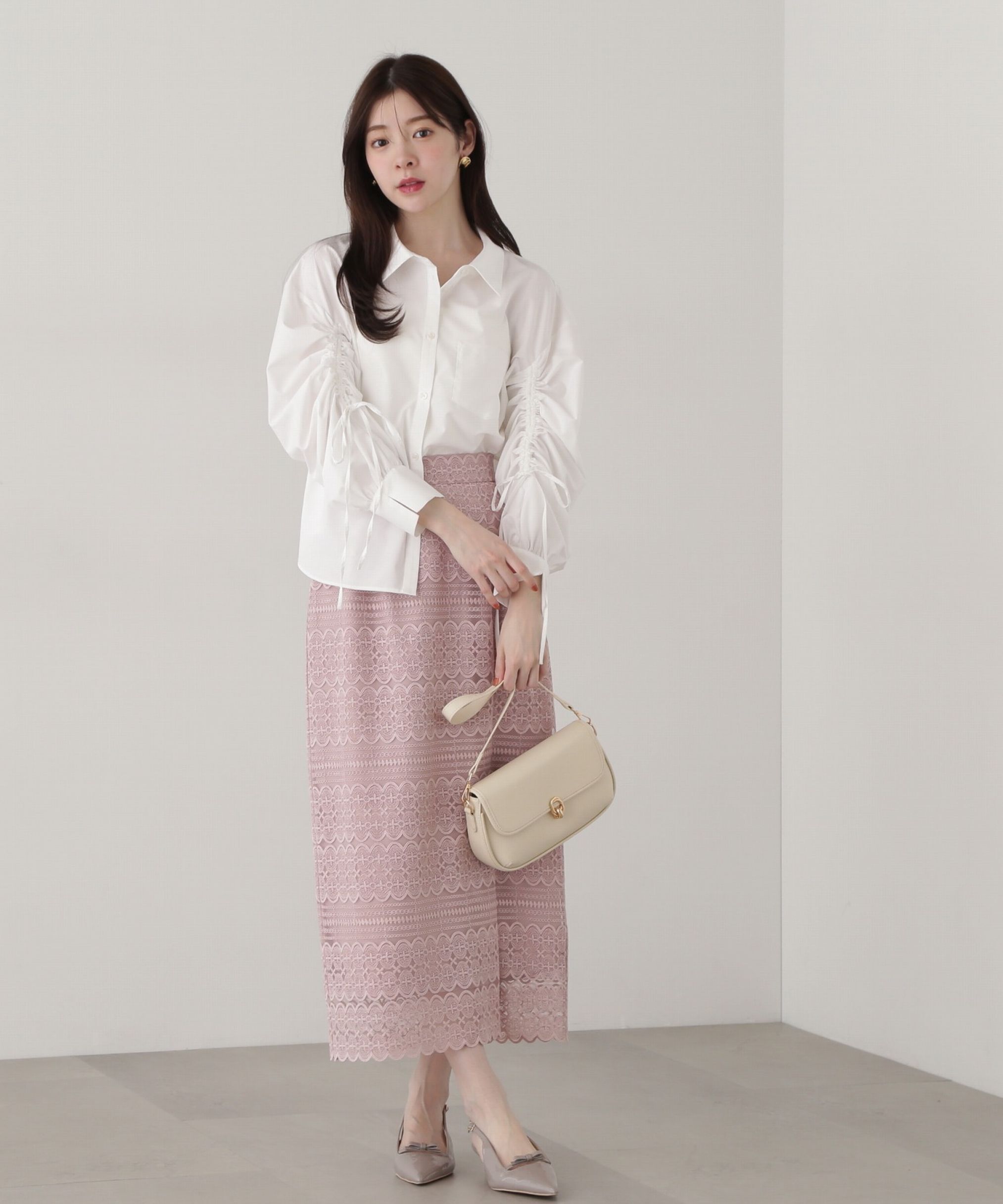 PROPORTION BODY DRESSING「リボンシャツ」|シャツ・ブラウス|