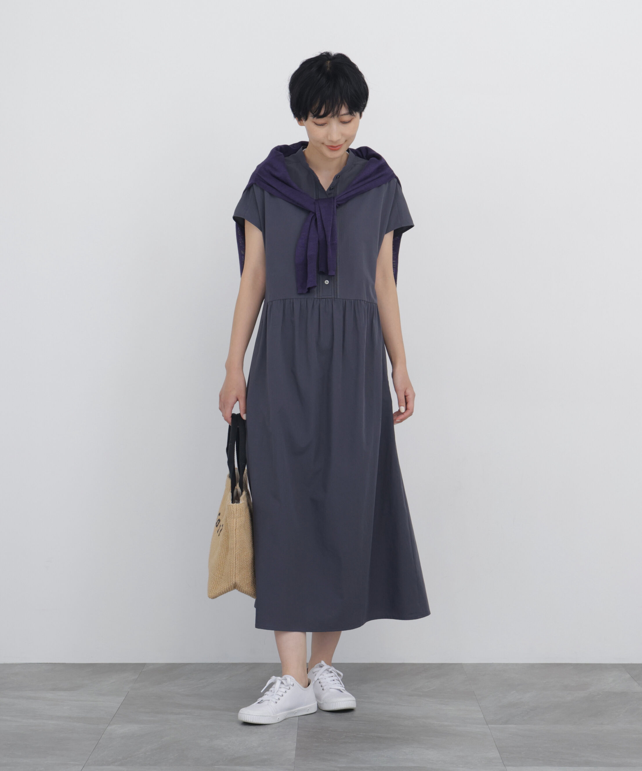  「◆《オーガニックコットン混 / 洗える》 はしごレースワンピース」|ワンピース|