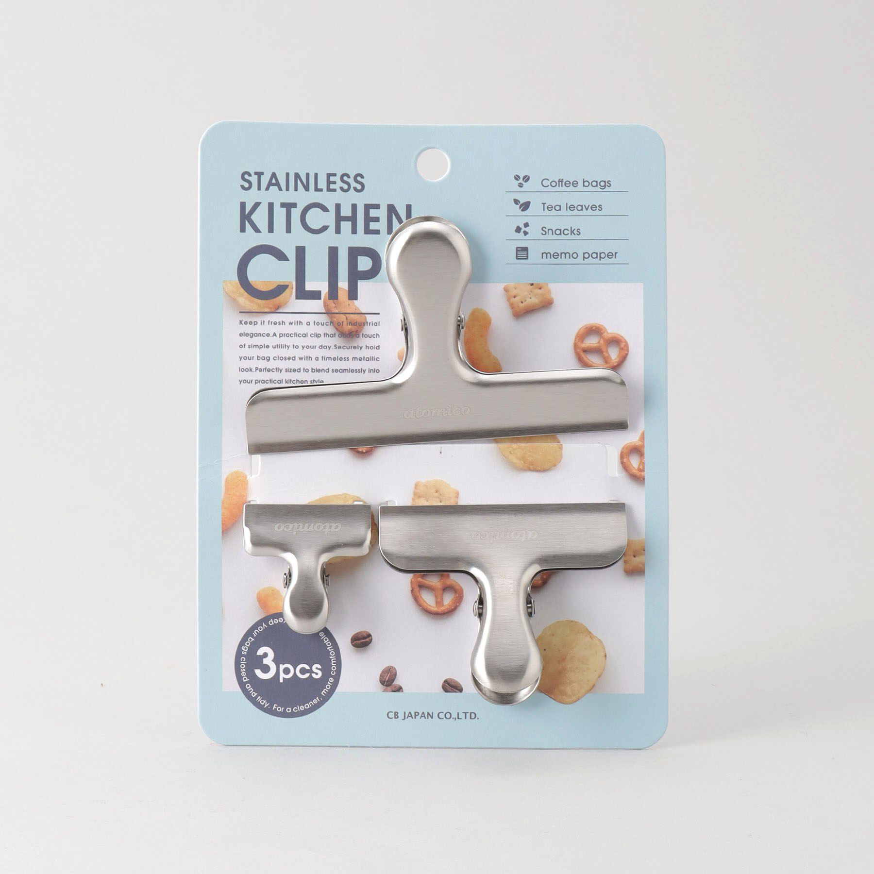 212 KITCHEN STORE「ステンレスキッチンクリップ 3個セット ＜atomico アトミコ＞」|食器・キッチングッズ|