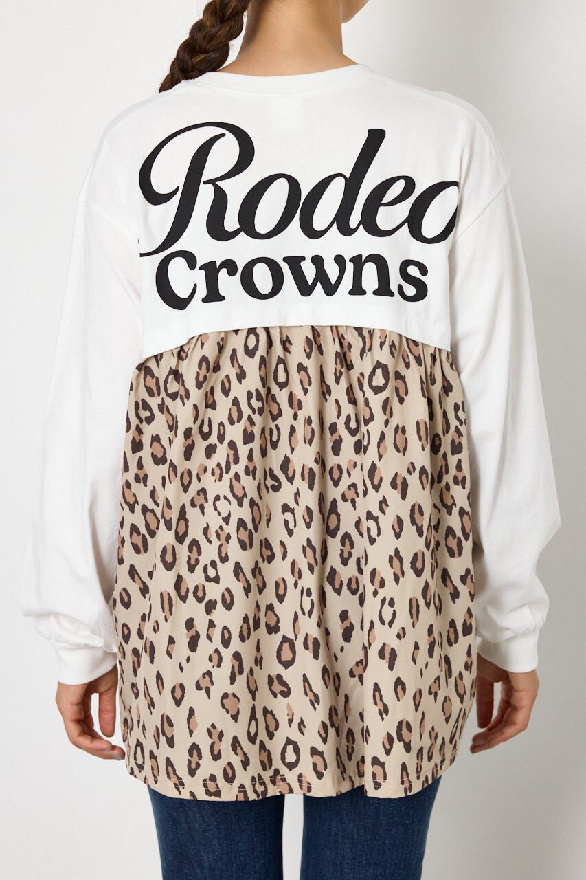 RODEO CROWNS「バックギャザードッキングロングTシャツ」|Tシャツ・カットソー|
