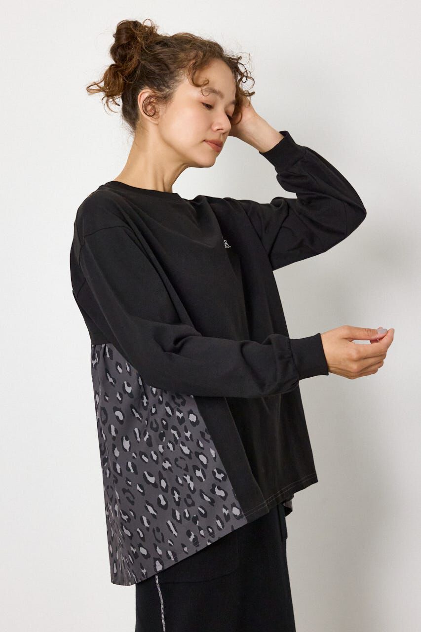 RODEO CROWNS「バックギャザードッキングロングTシャツ」|Tシャツ・カットソー|