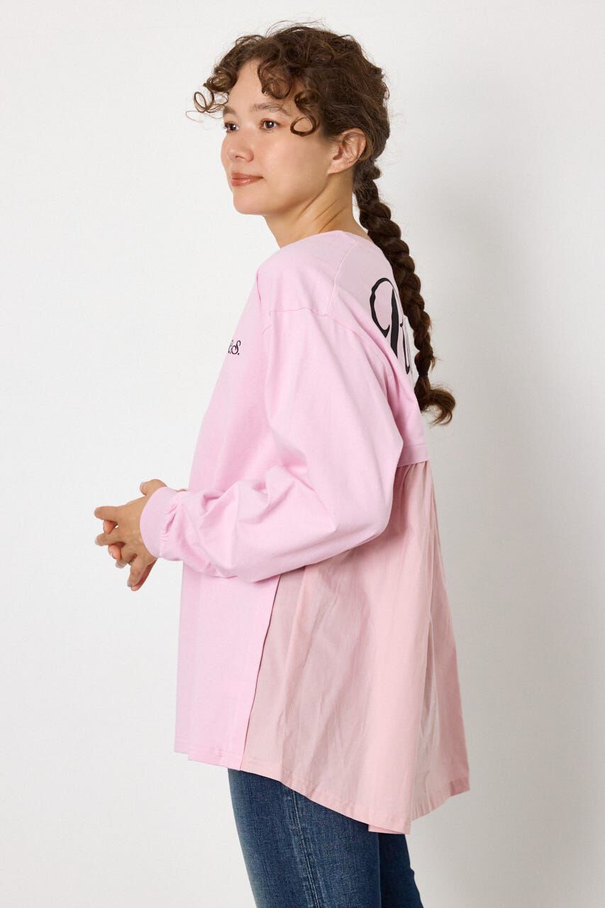 RODEO CROWNS「バックギャザードッキングロングTシャツ」|Tシャツ・カットソー|