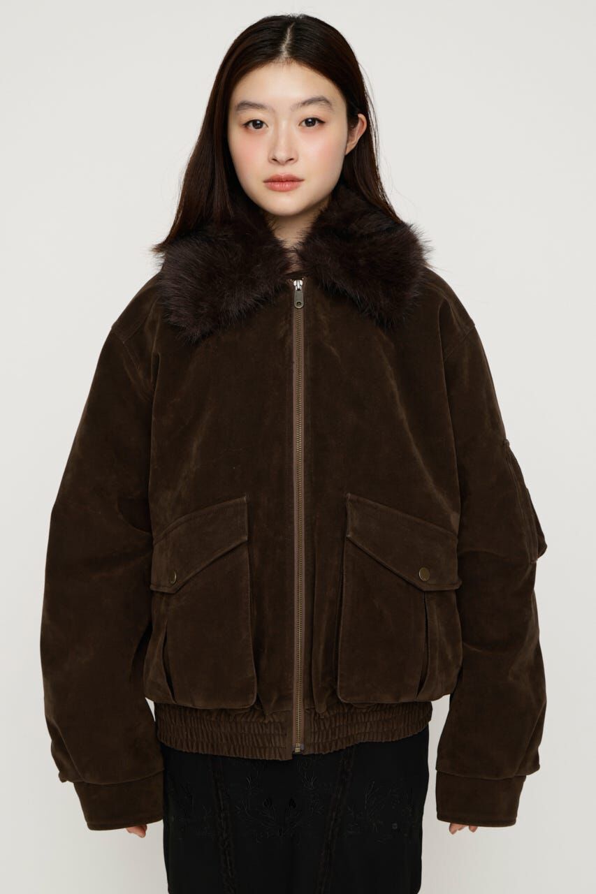 SLY「WASHED PUFFER ブルゾン」|ブルゾン・スタジャン|