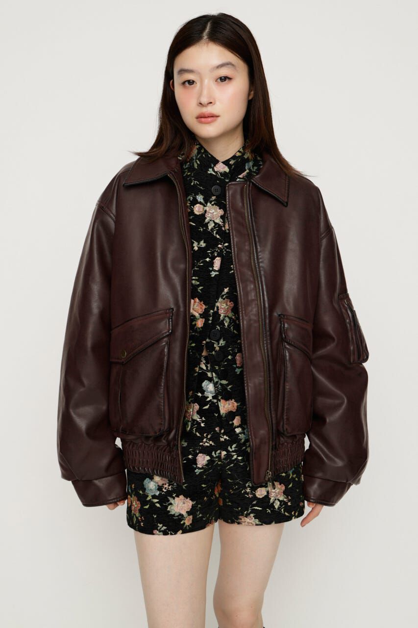 SLY「WASHED PUFFER ブルゾン」|ブルゾン・スタジャン|