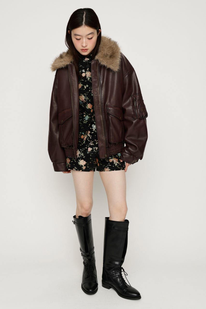SLY「WASHED PUFFER ブルゾン」|ブルゾン・スタジャン|