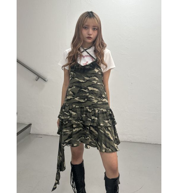 jouetie「ドレープフリルカットワンピース」|ワンピース|