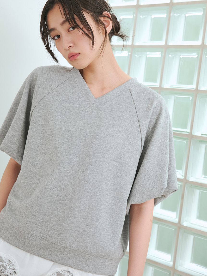 Mila Owen「シルキータッチレースレイヤードトップス」|Tシャツ・カットソー|