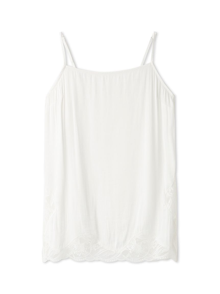 Mila Owen「シルキータッチレースレイヤードトップス」|Tシャツ・カットソー|