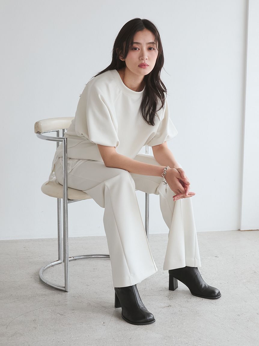 Mila Owen「シルキータッチレースレイヤードトップス」|Tシャツ・カットソー|