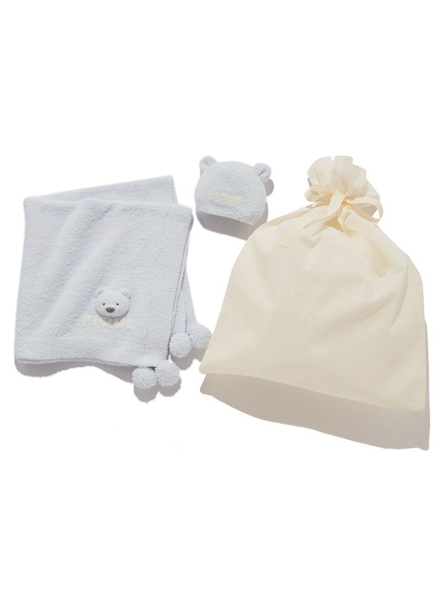 GELATO PIQUE KIDS & BABY「【ラッピング済み】【BABY】パウダーベアブランケット＆キャップSET」|その他ベビー用品|