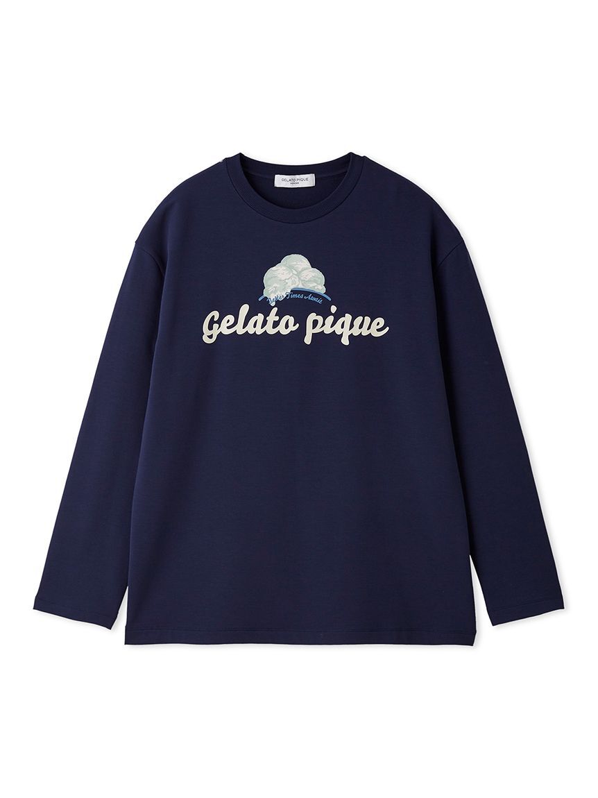 GELATO PIQUE HOMME「【HOMME】【抗菌防臭】インレイジェラートロゴロンＴ」|ルームウェア|