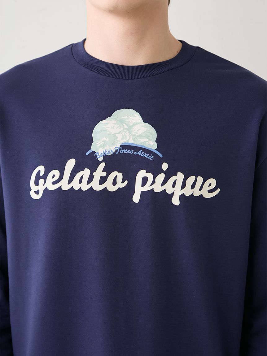 GELATO PIQUE HOMME「【HOMME】【抗菌防臭】インレイジェラートロゴロンＴ」|ルームウェア|