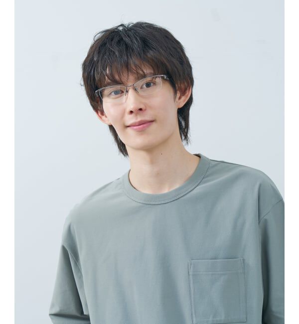  「ウェリントン型 メガネ | 軽量 メタル 高級感 伊達メガネ おしゃれ ビジネス BASIC METAL レンズ交換券付」|メガネ|