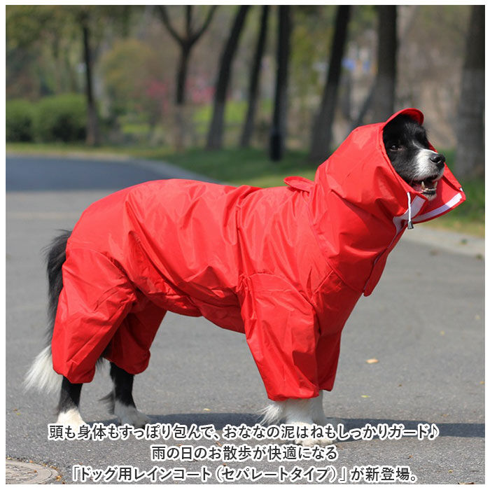 BACKYARD FAMILY「犬 レインコート 大型犬 中型犬 通販 犬用レインコート ペット服 犬服 犬用 カッパ かっぱ」|その他|