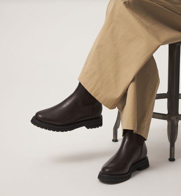 UNITED ARROWS green label relaxing「ストレッチ ショートブーツ / サイドゴア / 撥水」|ロングブーツ|