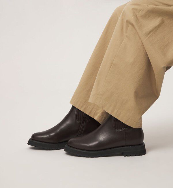 UNITED ARROWS green label relaxing「ストレッチ ショートブーツ / サイドゴア / 撥水」|ロングブーツ|