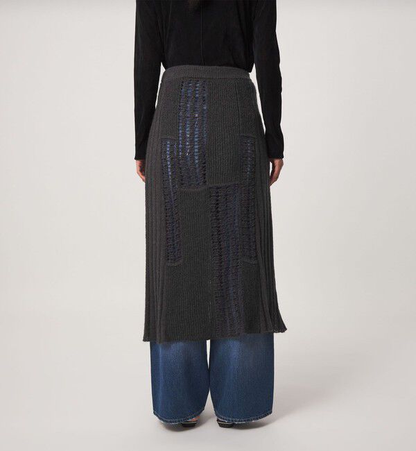 UNITED ARROWS green label relaxing「【別注】＜tyn.TGOR＞パネル ニット スカート」|タイト|