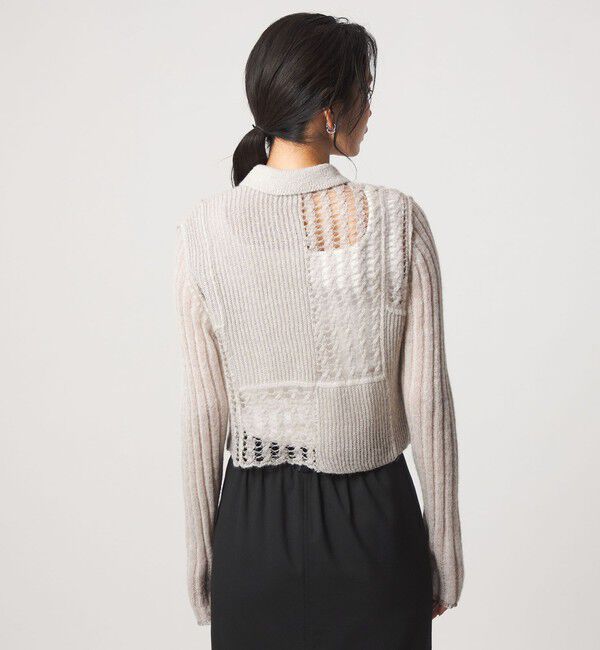 UNITED ARROWS green label relaxing「【別注】＜tyn.TGOR＞パネル カラー カーディガン」|カーディガン|