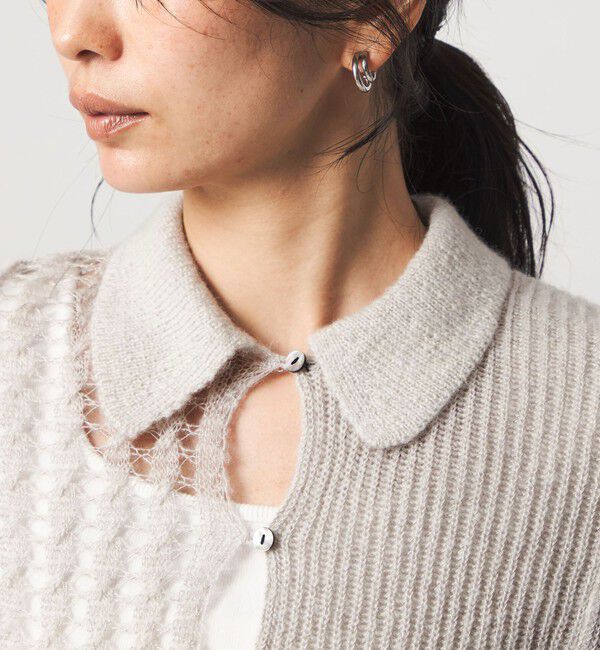 UNITED ARROWS green label relaxing「【別注】＜tyn.TGOR＞パネル カラー カーディガン」|カーディガン|