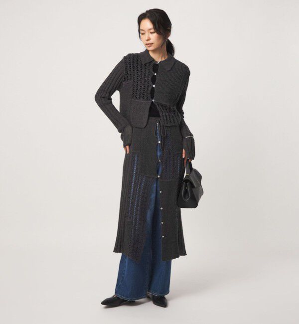 UNITED ARROWS green label relaxing「【別注】＜tyn.TGOR＞パネル カラー カーディガン」|カーディガン|