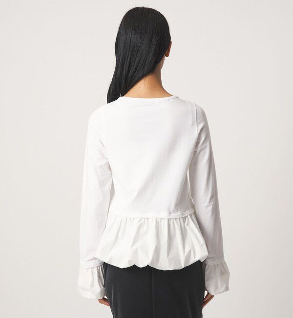 EMMEL REFINES「＜EMMEL REFINES＞EM バルーン ドッキング ボートネック プルオーバー」|Tシャツ・カットソー|