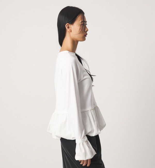 EMMEL REFINES「＜EMMEL REFINES＞EM バルーン ドッキング ボートネック プルオーバー」|Tシャツ・カットソー|