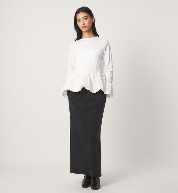 EMMEL REFINES「＜EMMEL REFINES＞EM バルーン ドッキング ボートネック プルオーバー」|Tシャツ・カットソー|