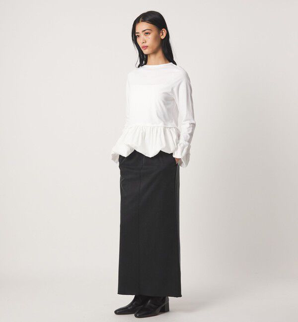 EMMEL REFINES「＜EMMEL REFINES＞EM バルーン ドッキング ボートネック プルオーバー」|Tシャツ・カットソー|