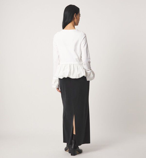 EMMEL REFINES「＜EMMEL REFINES＞EM バルーン ドッキング ボートネック プルオーバー」|Tシャツ・カットソー|