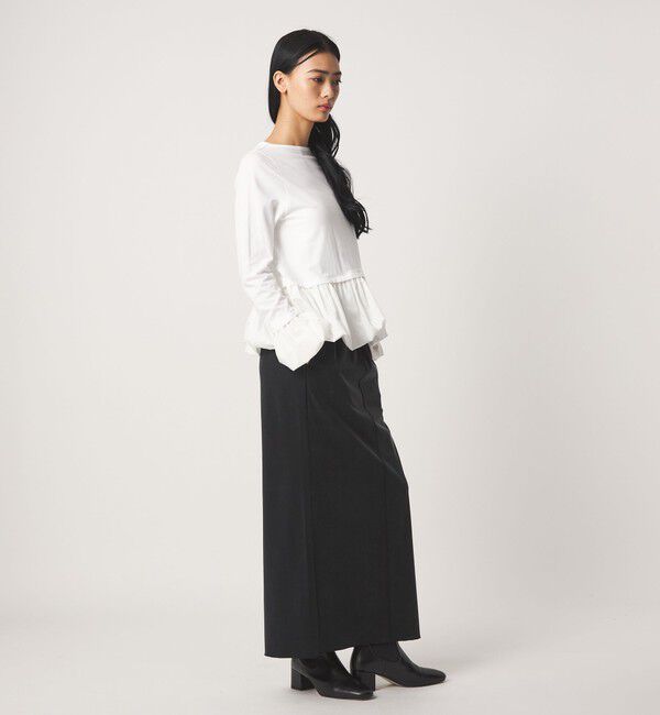 EMMEL REFINES「＜EMMEL REFINES＞EM バルーン ドッキング ボートネック プルオーバー」|Tシャツ・カットソー|