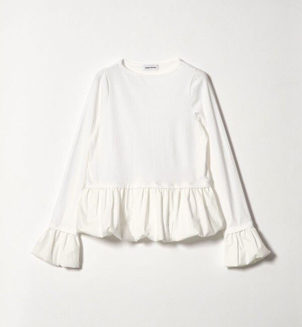 EMMEL REFINES「＜EMMEL REFINES＞EM バルーン ドッキング ボートネック プルオーバー」|Tシャツ・カットソー|