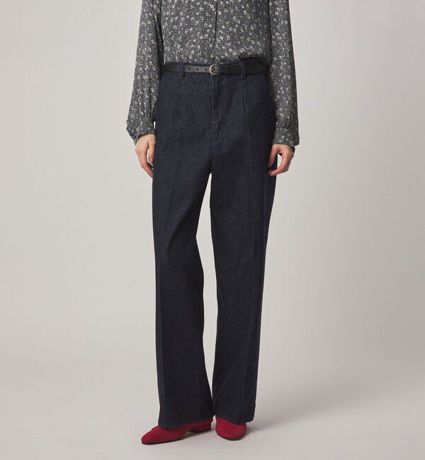 STEVEN ALAN「＜Steven Alan＞コットン スラックス デニムパンツ」|デニム|