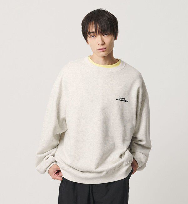 NICE WEATHER「＜NICE WEATHER＞ロゴ スウェット」|Tシャツ・カットソー|